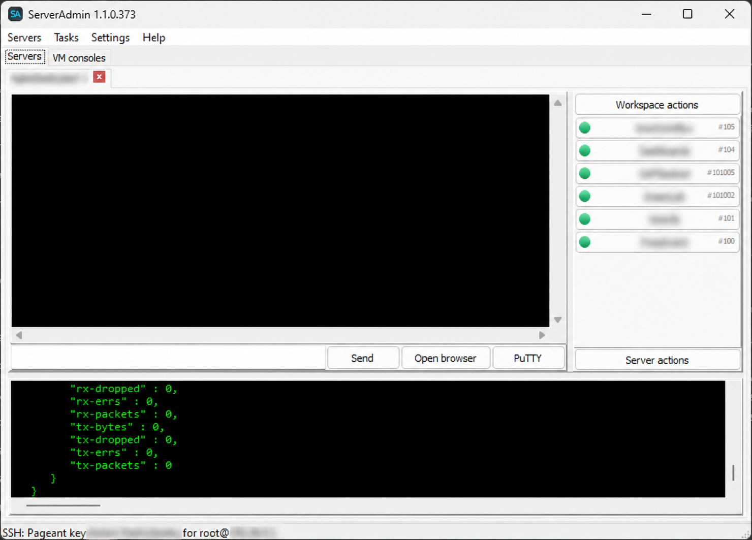 ServerAdmin VCL workspace